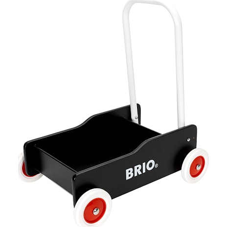BRIO 31351 Lære-gå-vogn, sort