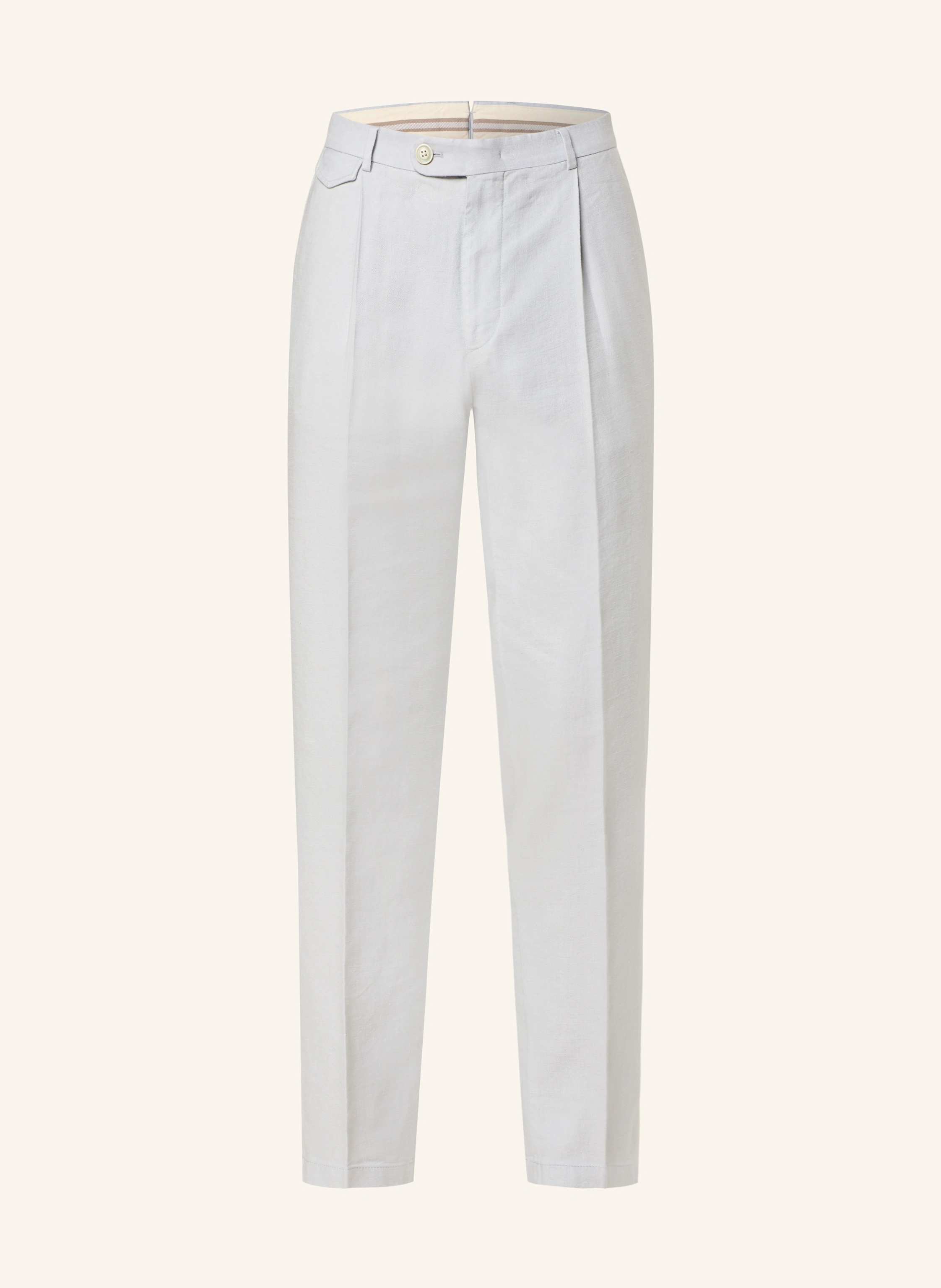 windsor. Anzughose SILVI Extra Slim Fit mit Leinen