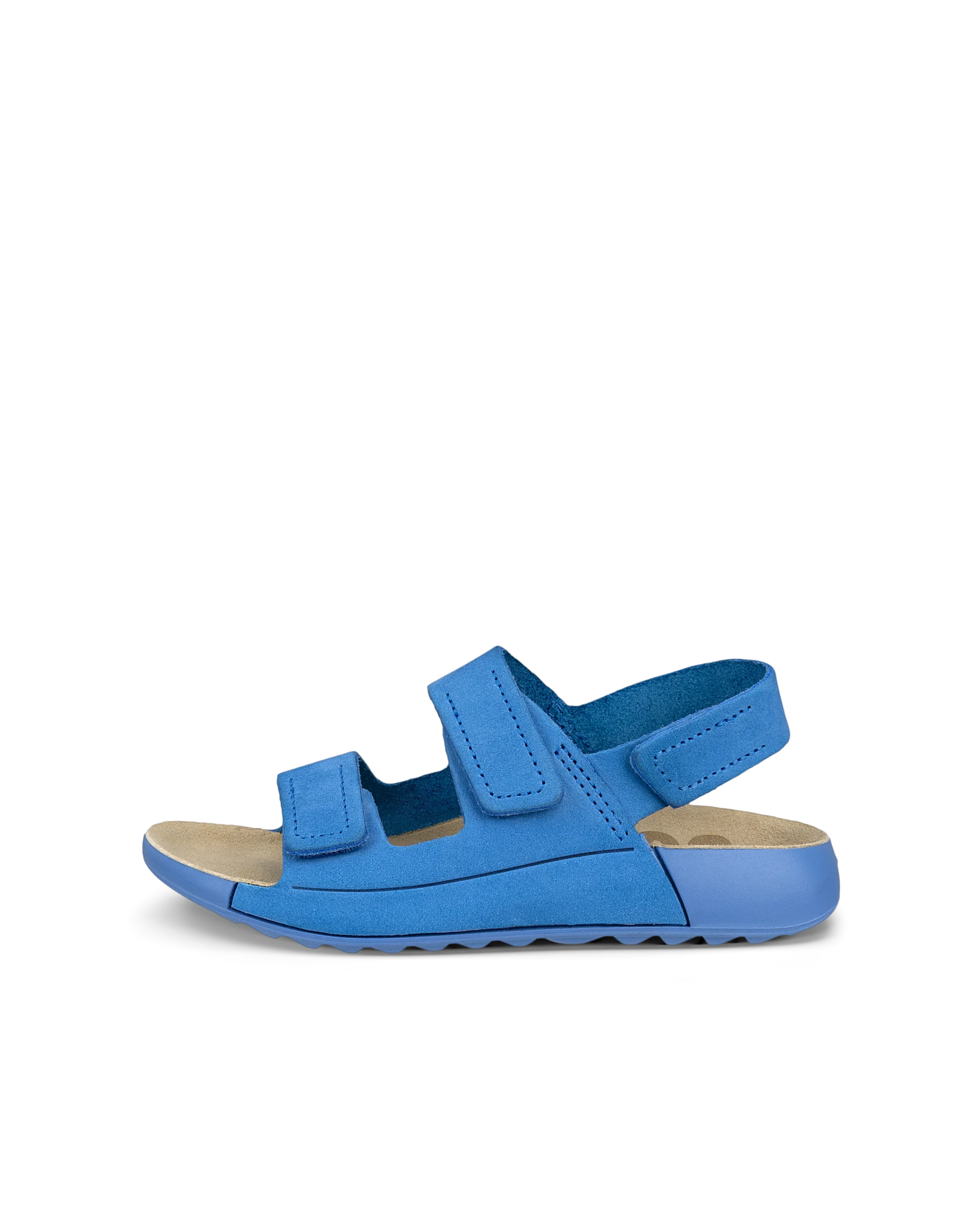 ECCO COZMO K Kinder Nubuksandale mit zwei Riemen Blau