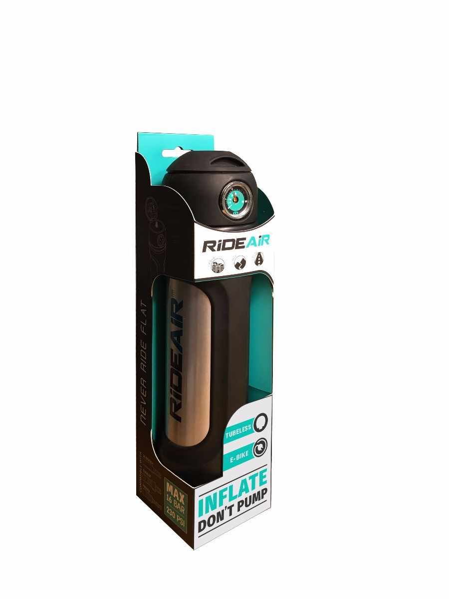 Pompe à  vélo avec compresseur intégré RideAir