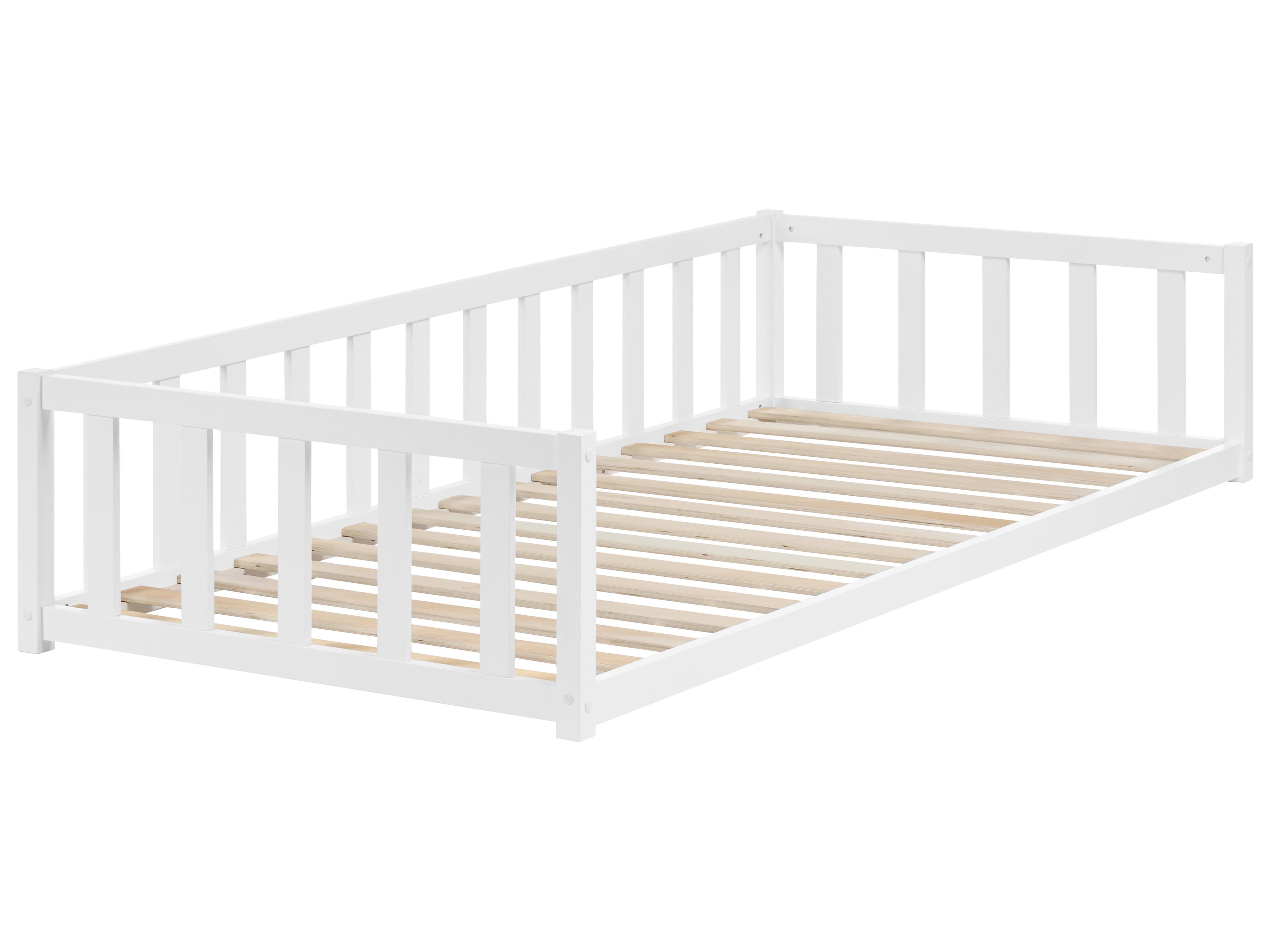 Kinderbed Dennenhout AURIBEAU 90 x 200 cm Wit
