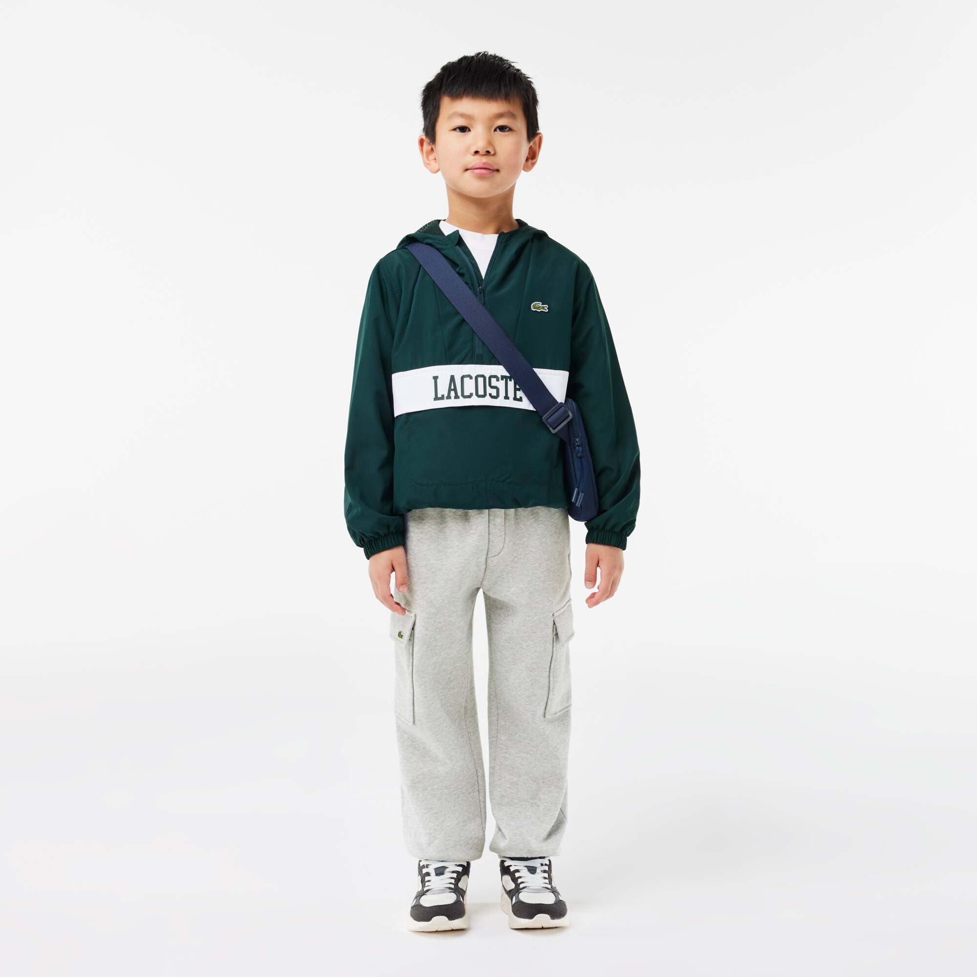 Cargo-Trainingshose aus Fleece Hosen - Grau - Lacoste - Jungen