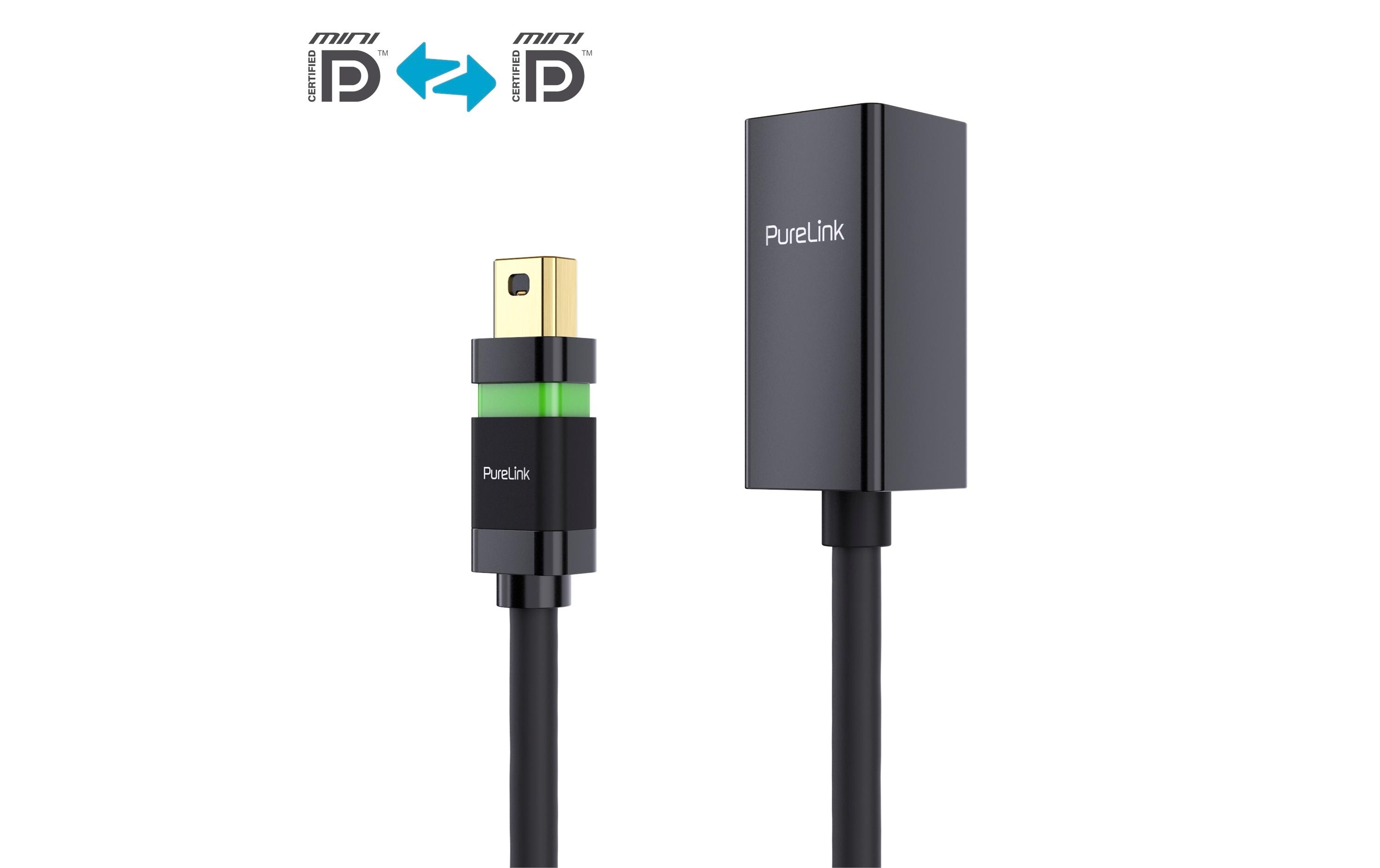 Verlängerungskabel ULS Mini-DisplayPort, 1 mZertifizierte 4K High Speed mini DisplayPort Verlängerung