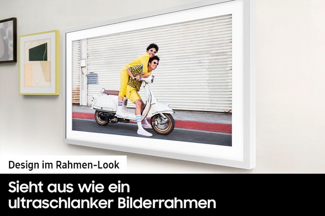 Samsung LED-Fernseher »GQ32LS03CBU« 80 cm/32 Full HD Smart-TV Mattes Display,Austauschbare Rahmen,Art Mode
