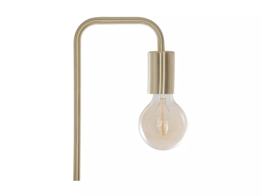 Lampadaire Doré en Métal H 150 cm