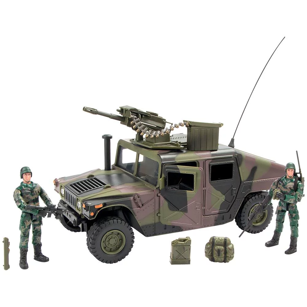 MILITAIRES AVEC HUMVEE