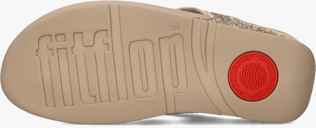 gouden fitflop teenslippers lulu glitter toe-post