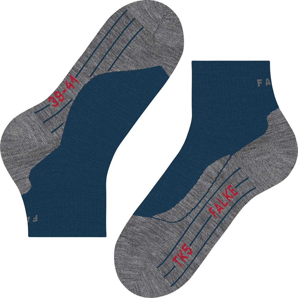 Falke TK5 Wander Short Socken Herren blue pond