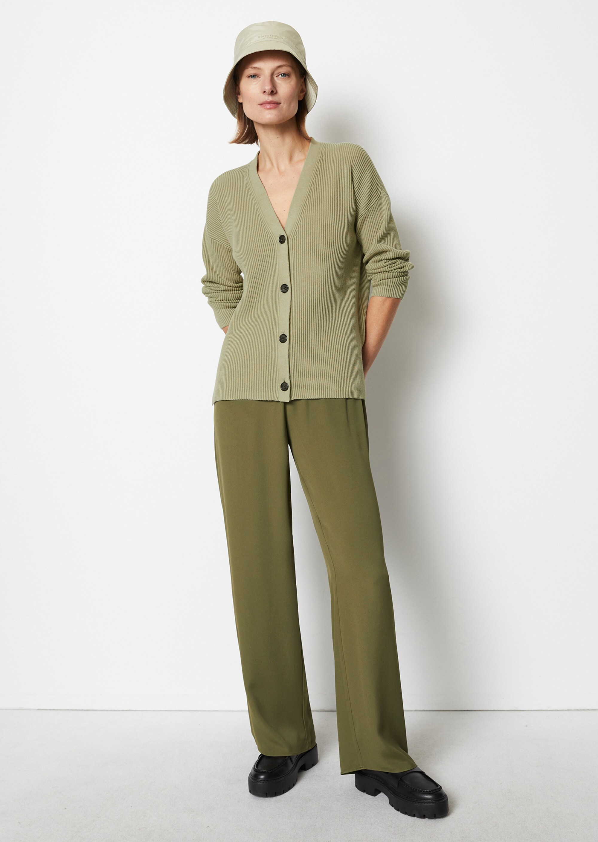 Cardigan loose aus Organic Cotton