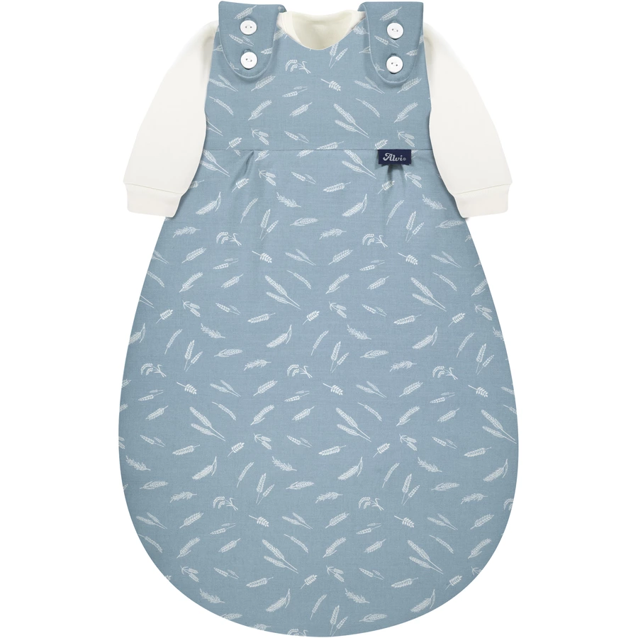 Alvi® Baby-Mäxchen® 3tlg. Flachgewebe Earth blau