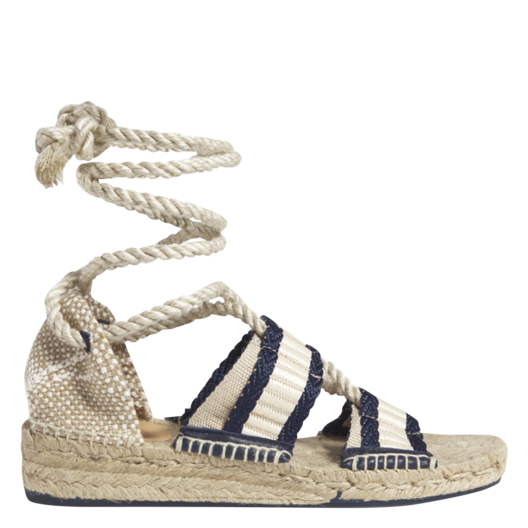 SAMY - Espadrilles plates| Beige
