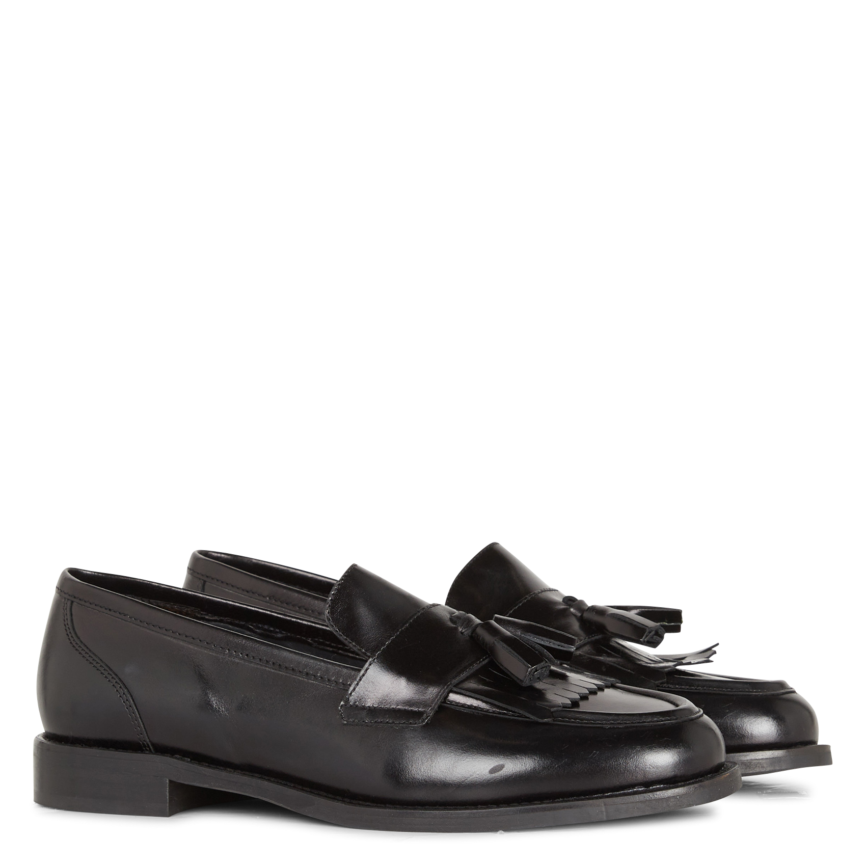 DIE - Mocassins en cuir lisse | Noir