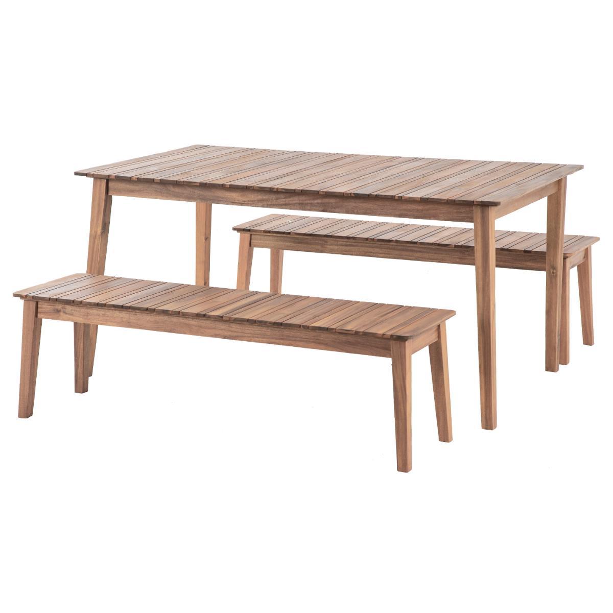 TABLE TIWI FIXE ACACIA 6 PLACES