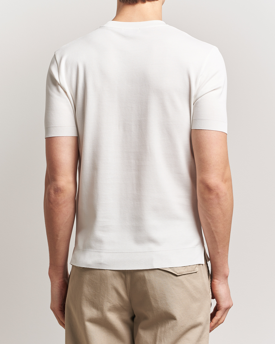 Altea Jersey Piquet T-Shirt Off White