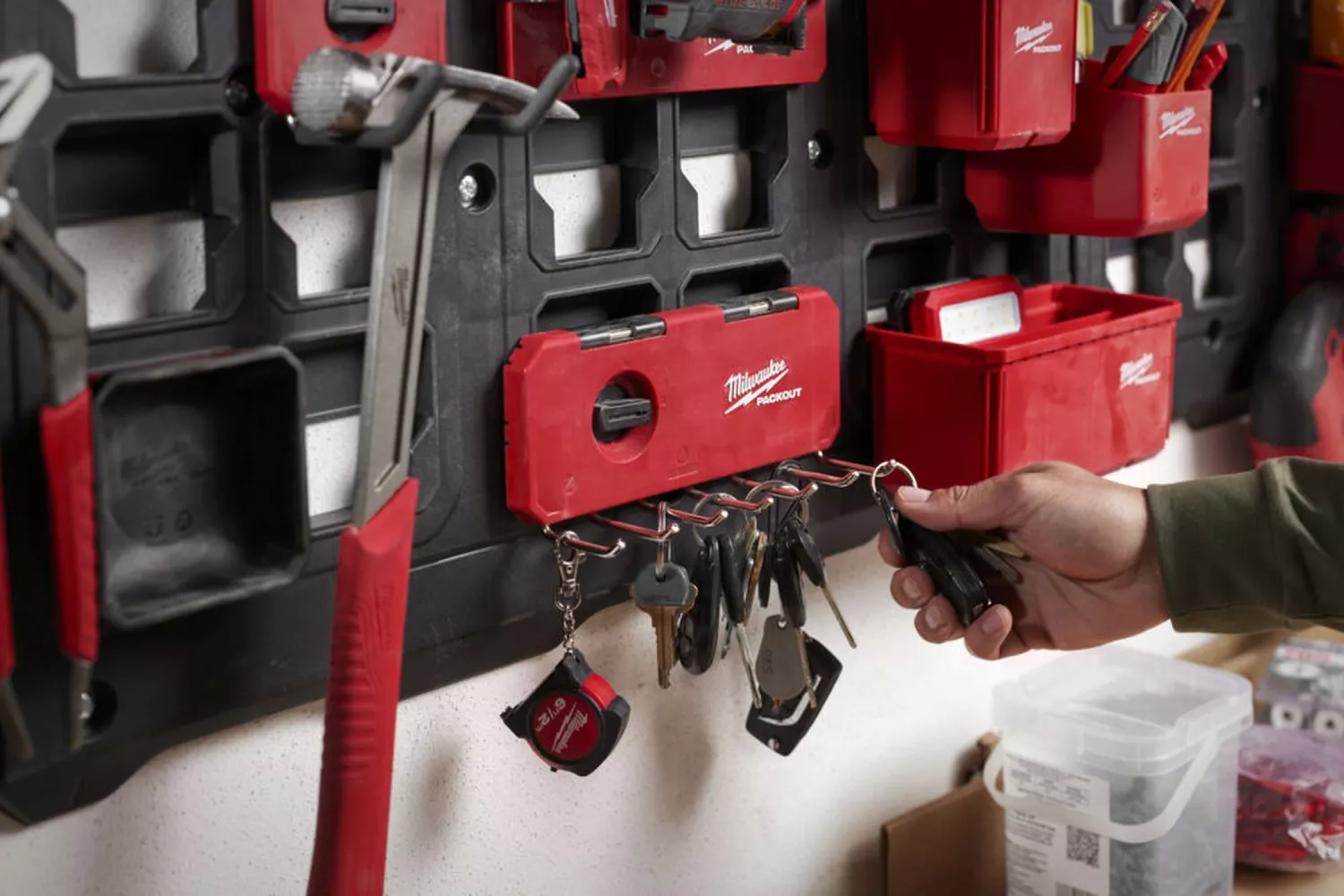 Milwaukee 4932493384 Packout smalle haken rij
