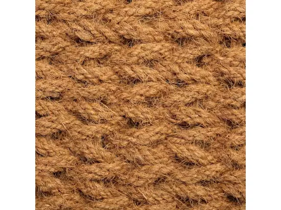Tapis en corde de coco marron 80x50x3