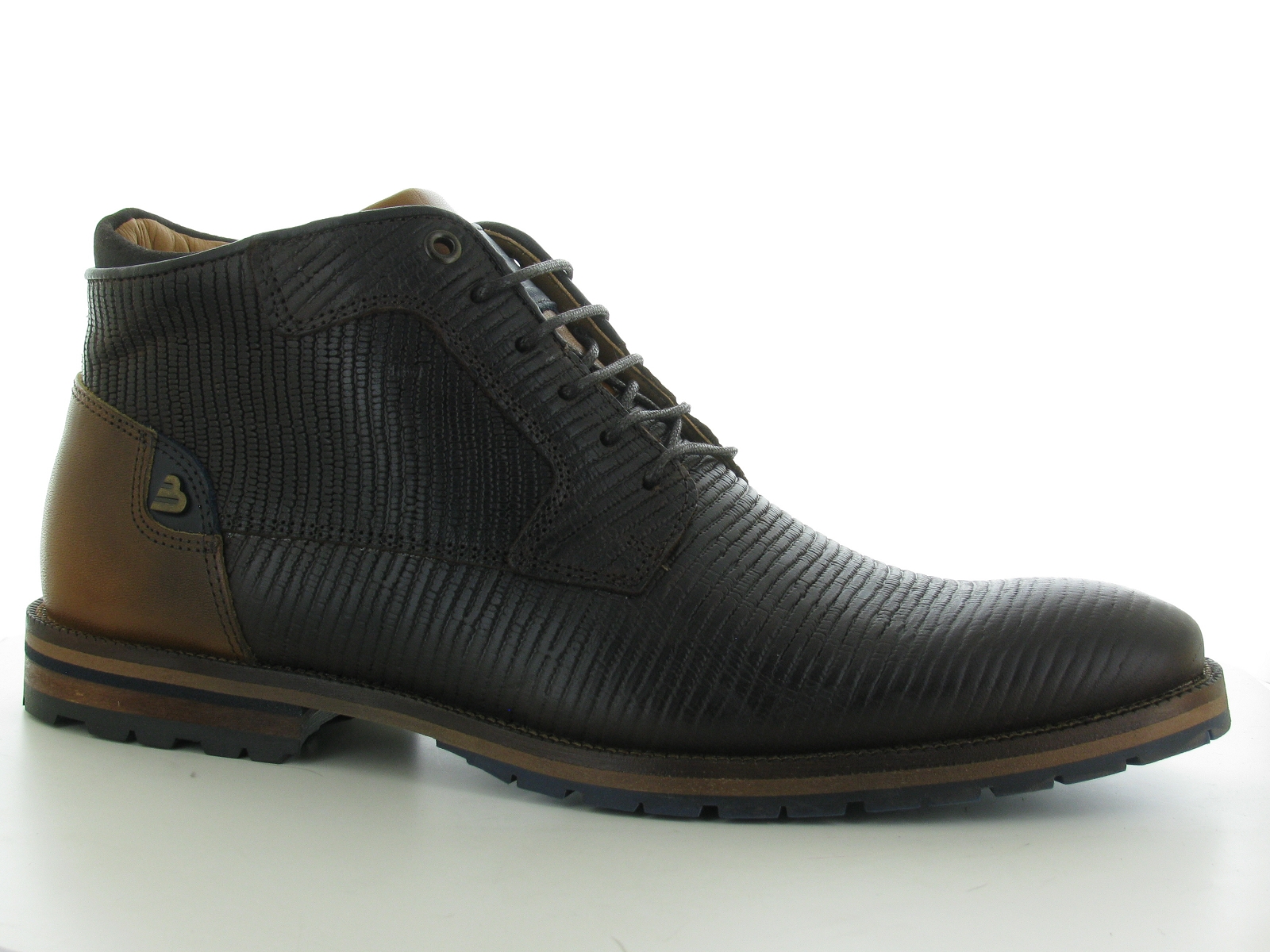Bull boxer-834-K5-0777A Cuir Marron Foncé