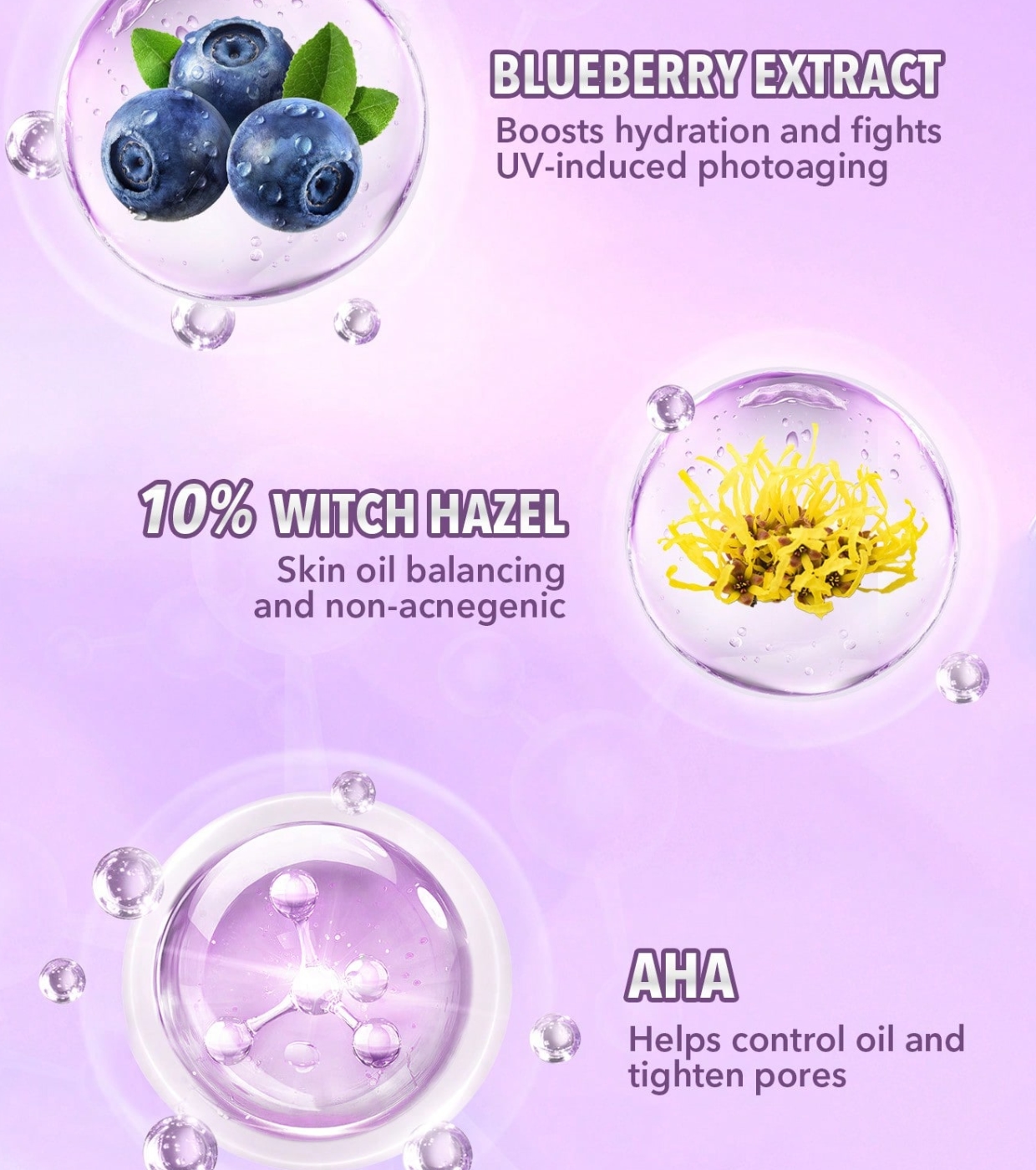 SHEGLAM - Primer Hidratante Good Grip Blueberry + AHA