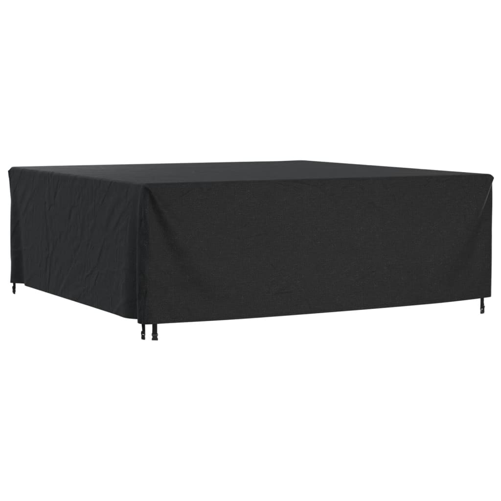 Housse de salon de jardin noir 260x260x90 cm imperméable 420d