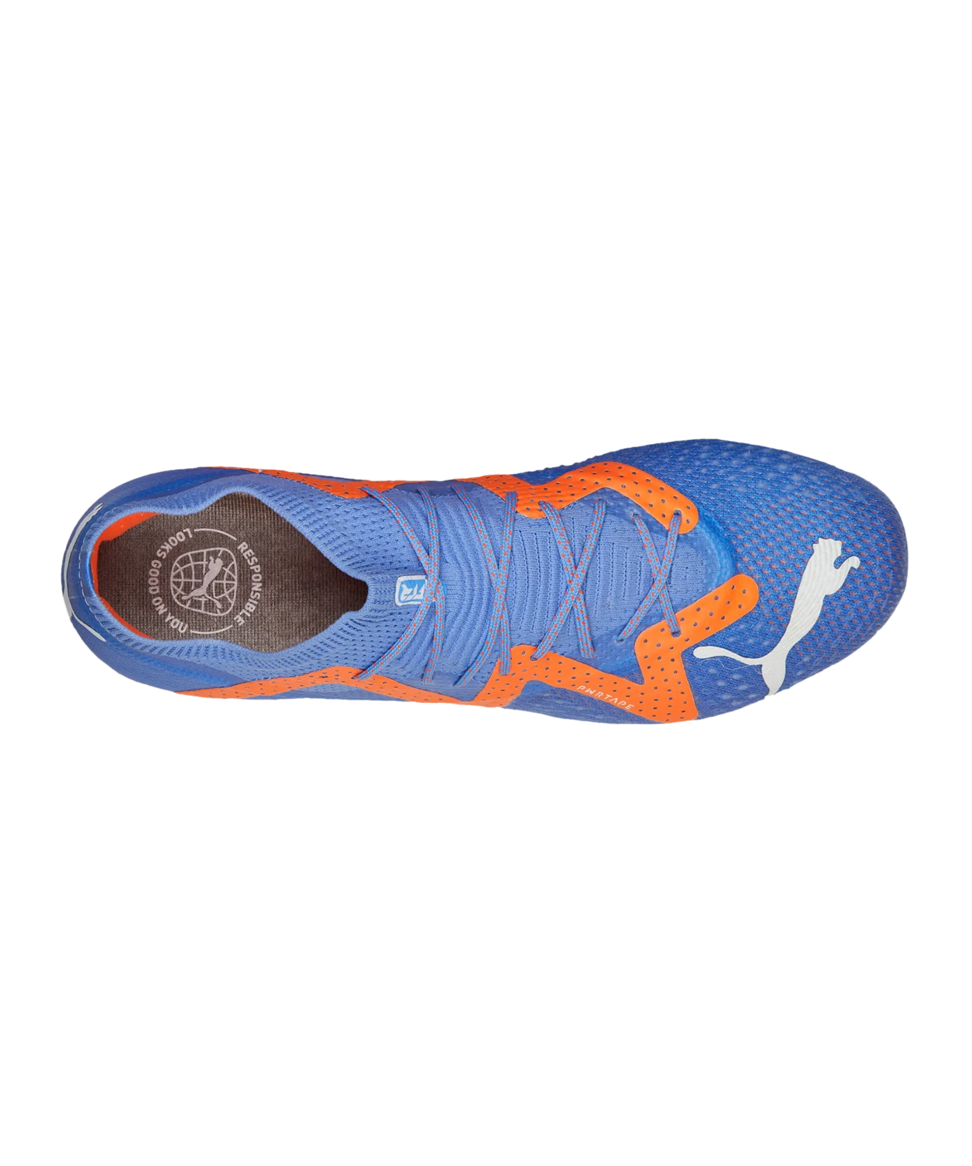 PUMA FUTURE Ultimate Low MxSG Supercharge Blau Orange F01