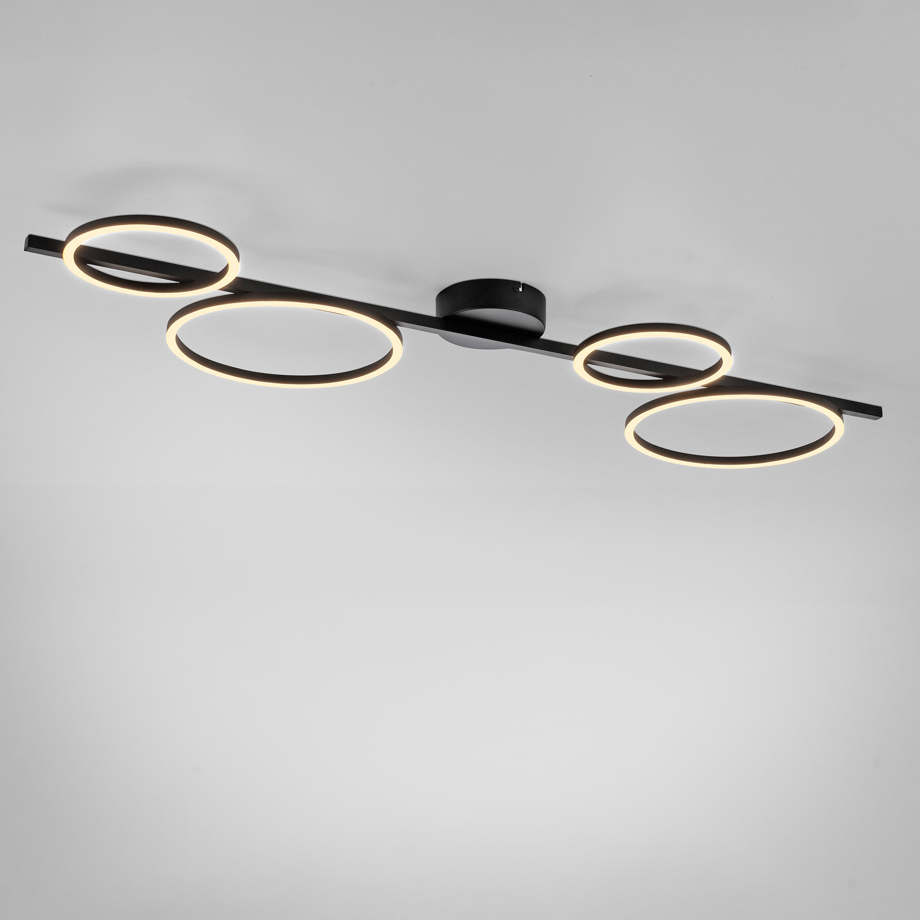 LED-Deckenleuchte - schwarz - dimmbar