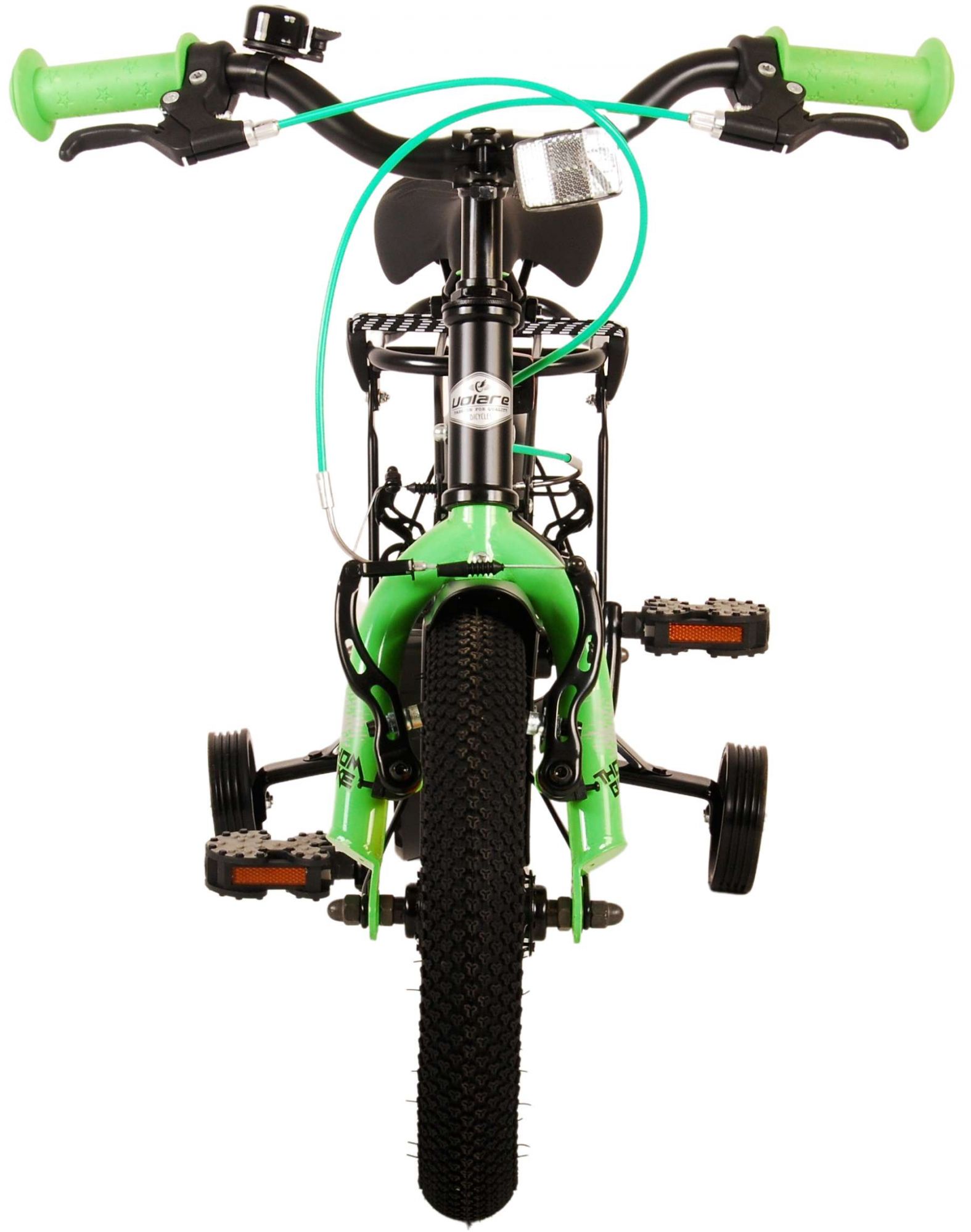 TPFSports Thombike Kinderfahrrad - Jungen - 12 Zoll - Rücktritt + Handbremse - Schwarz/Gelb