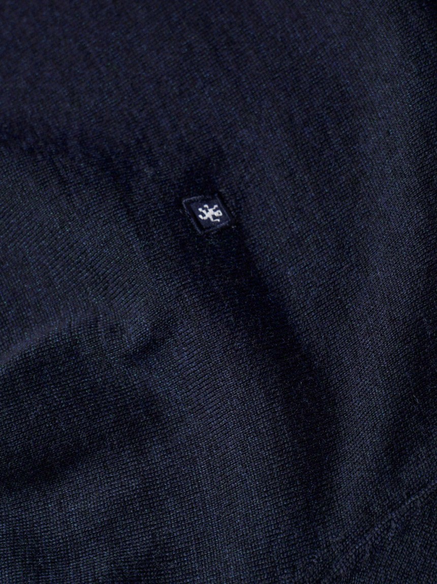 Camisola gola alta 100% lã