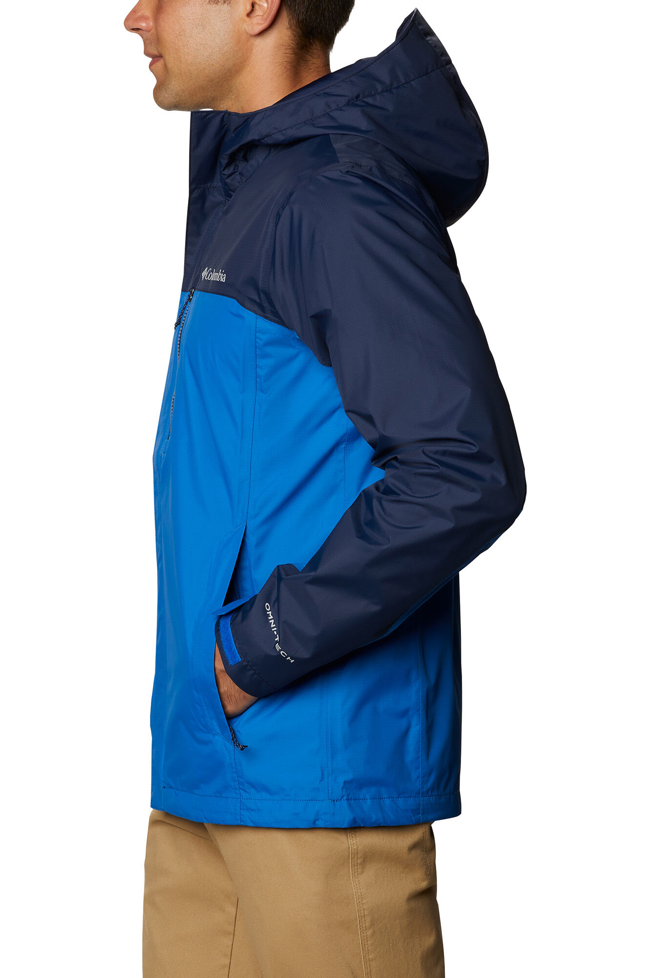 Jaqueta Columbia Masculina Pouring Adventure™ - Azul Médio