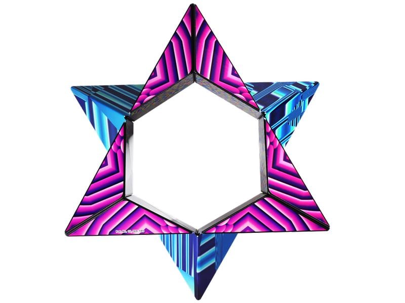 Shashibo Cube Blue Crystal – by Artist Laurence Gartel 2.0 Magnetischer Zauberwürfel