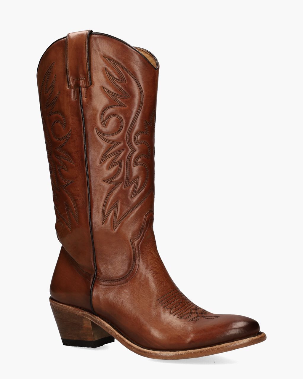 Perlita Peaches Helden Cognac Damesboots