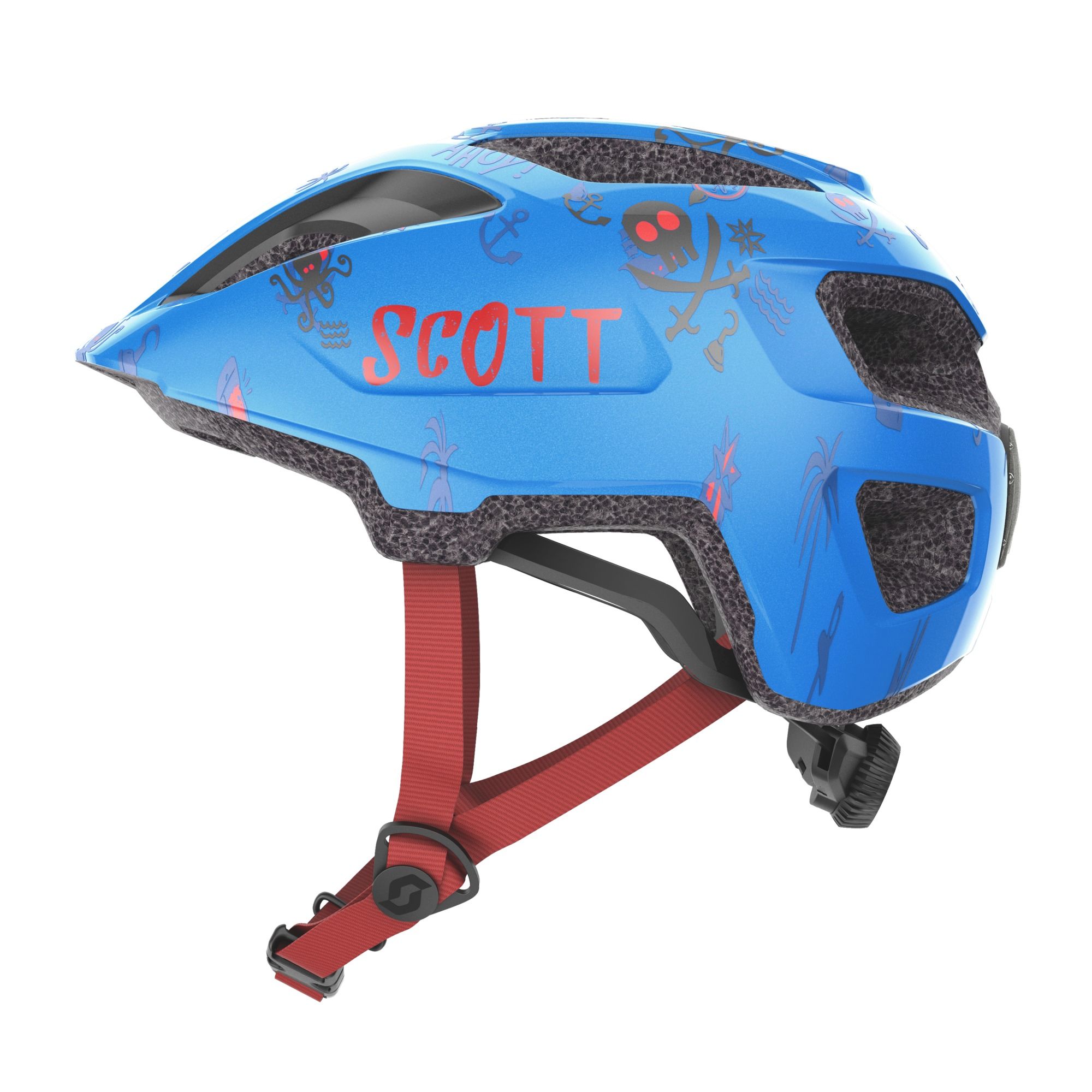 SCOTT Spunto Kid cykelhjelm Atlantic Blue 46-52 cm