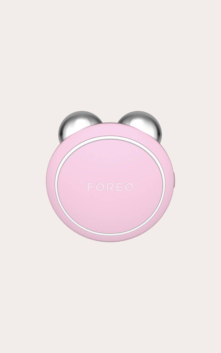 Pink Appareil De Raffermissement Facial Ciblé À Microcourant Foreo Bear Mini Perle