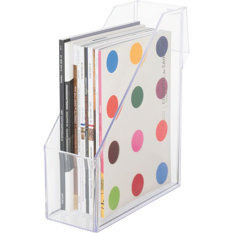Range-revues Esselte Exclusiv cristal dos 9,7 cm