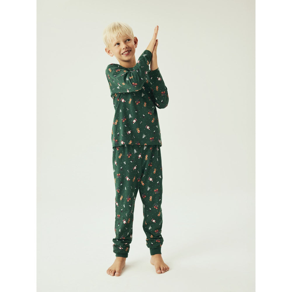 Køb Name It Botanical Garden Christmas Elements Vismas Pyjamas
