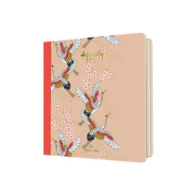 Agenda à élastique Sakura 16 bureau - 1 semaine sur 2 pages - oiseaux - Oberthur