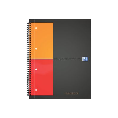 Oxford Filingbook - Cahier A4+ - 200 pages - petits carreaux (5x5 mm)