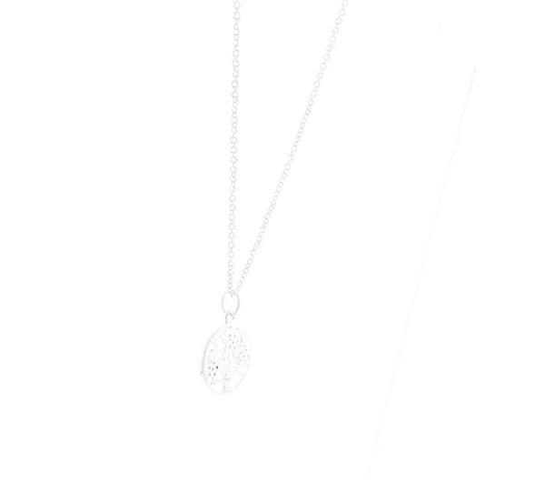 Unique And Co Ladies Unique And Co Sterling Pendnt with CZ And Chain
