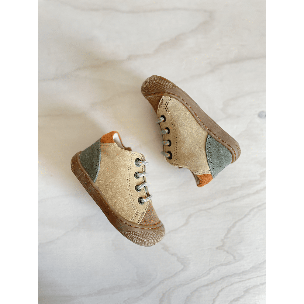 Naturino - PrÃ©stapper - Suede Brown Sand Olive