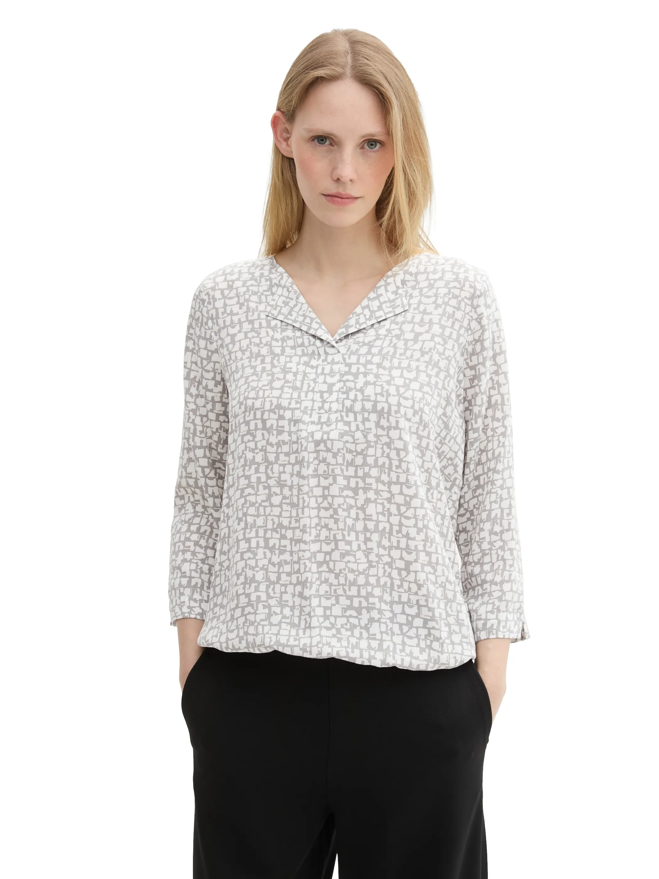 Damen Blusenshirt mit 7/8 Ärmeln