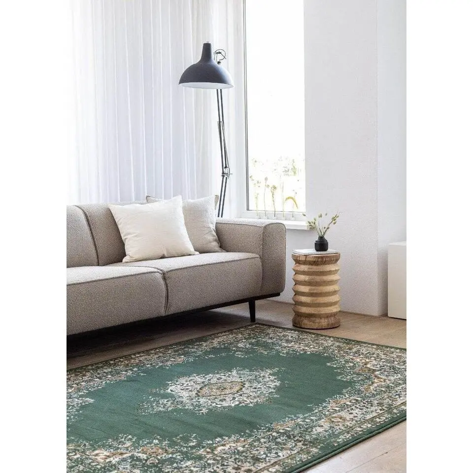 Interieur05 Vintage Vloerkleed Keshan groen - 150 x 80 cm