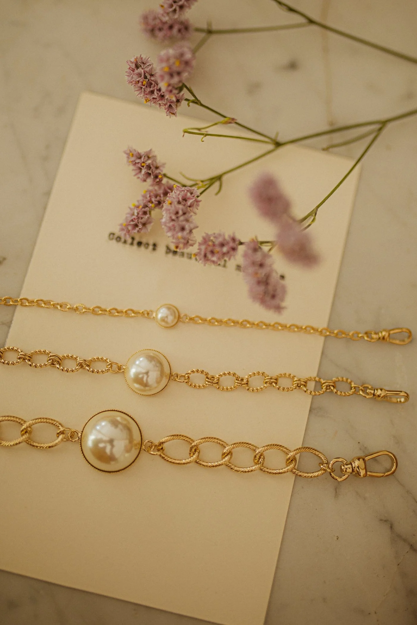 NÉLYA - Mini bracelet perle doré à l'or fin | Doré