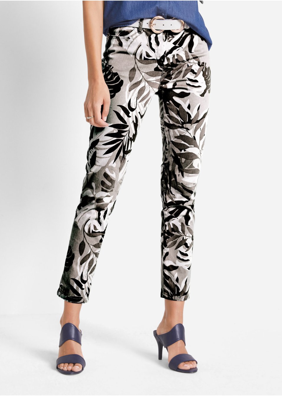 Pantalon extensible longueur cheville