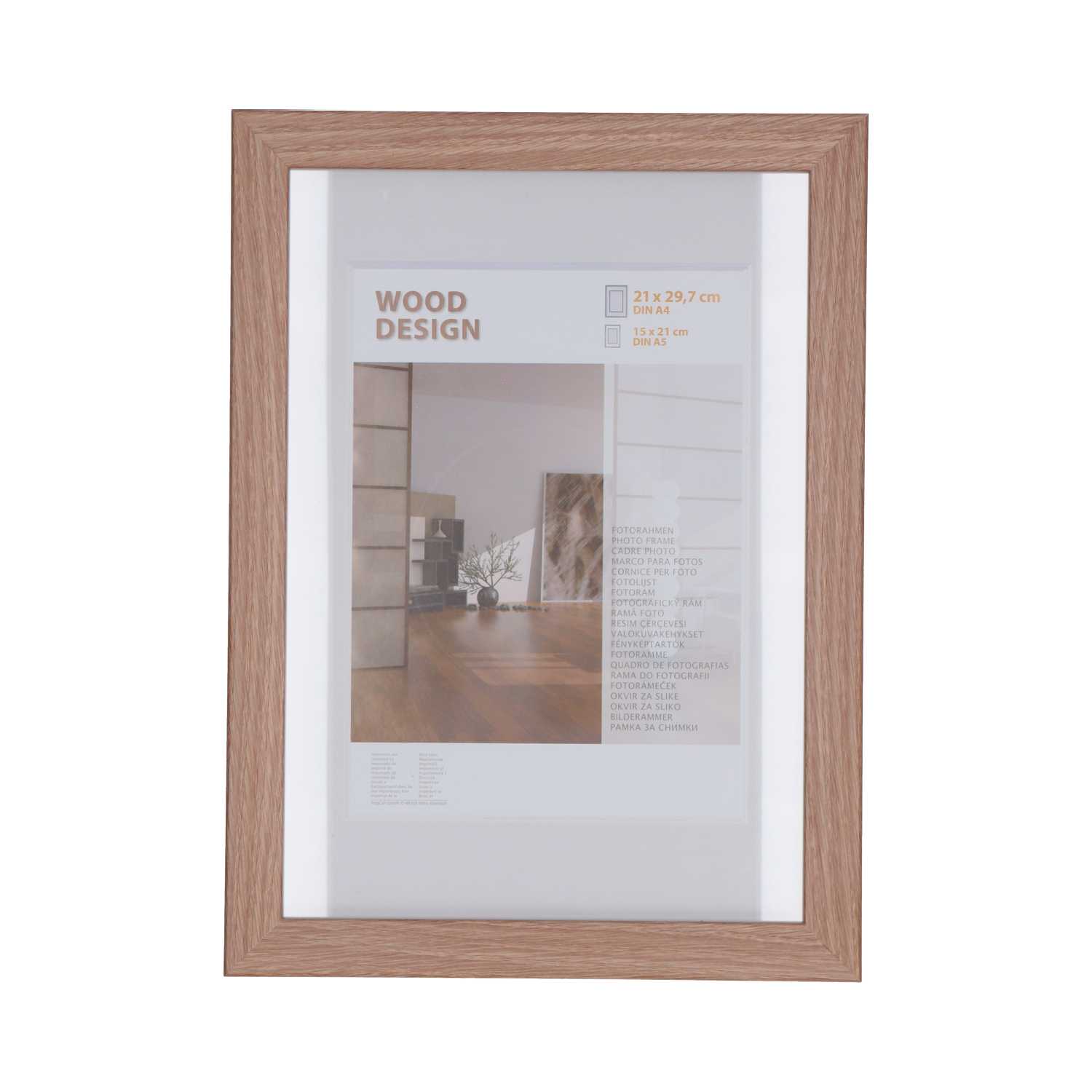 Bilderrahmen Milano aus Holz 21 x 29,7 cm 4fach