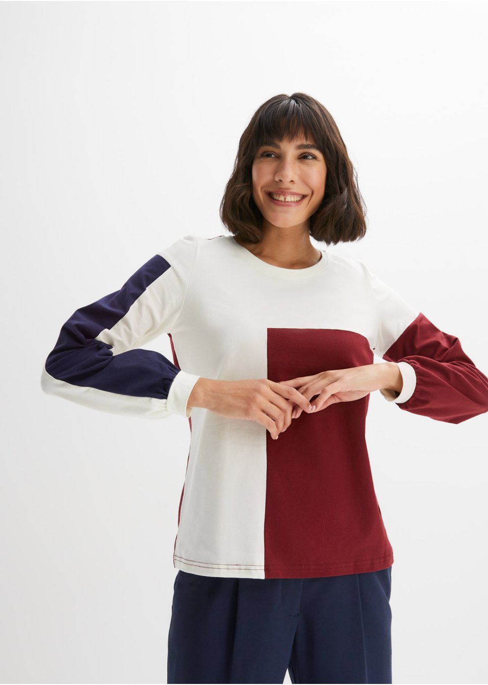 T-shirt style patchwork