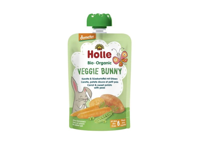 HOLLE Pouchy Probierpaket mit Gemüse, 8 Stück Leckere Mix-Pack für Kinder