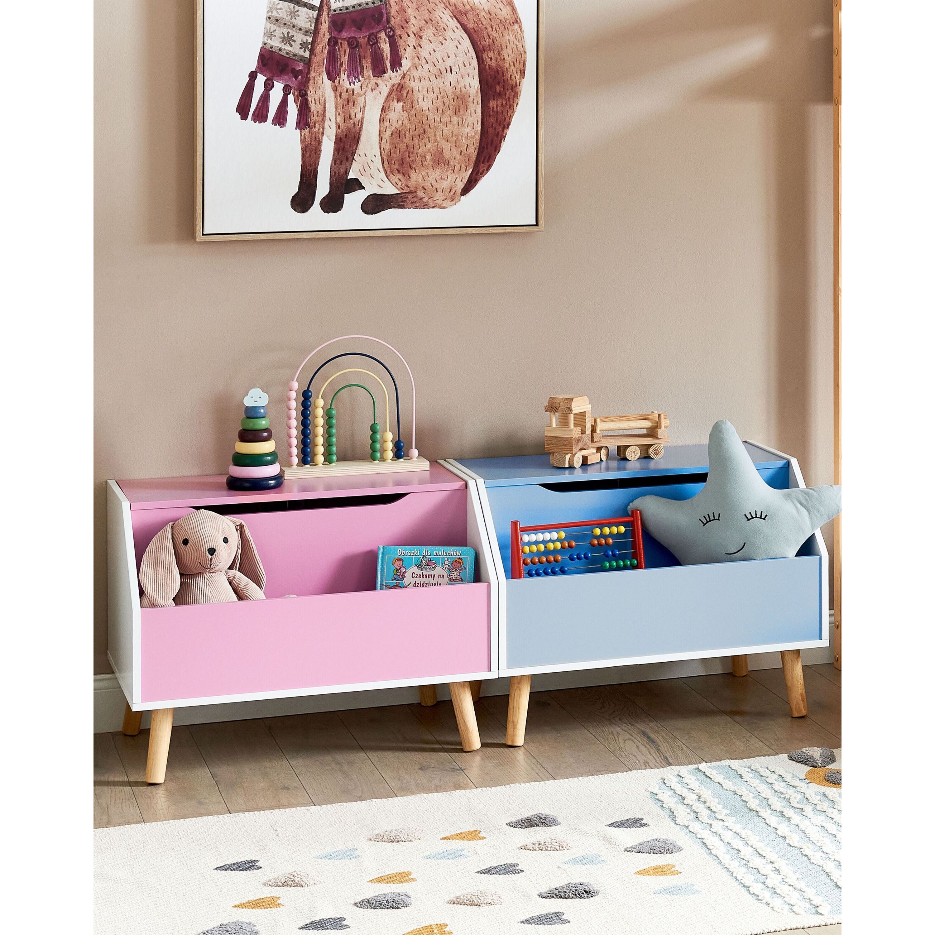 Beliani - CASPER - Opbergdoos - Roze - MDF