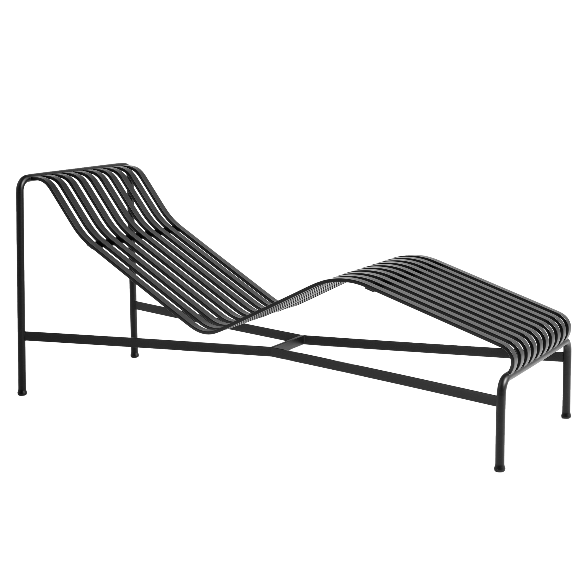 Ligbed Palissade Chaise Longue anthracite