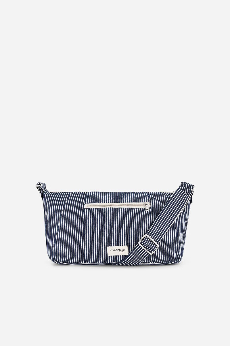 RIVDROITE<br>Bolsa transversal de lona estampada MINI CHARLOT