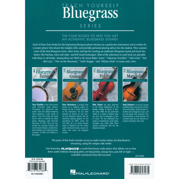 Music Sales Teach Yourself Bluegrass Banjo