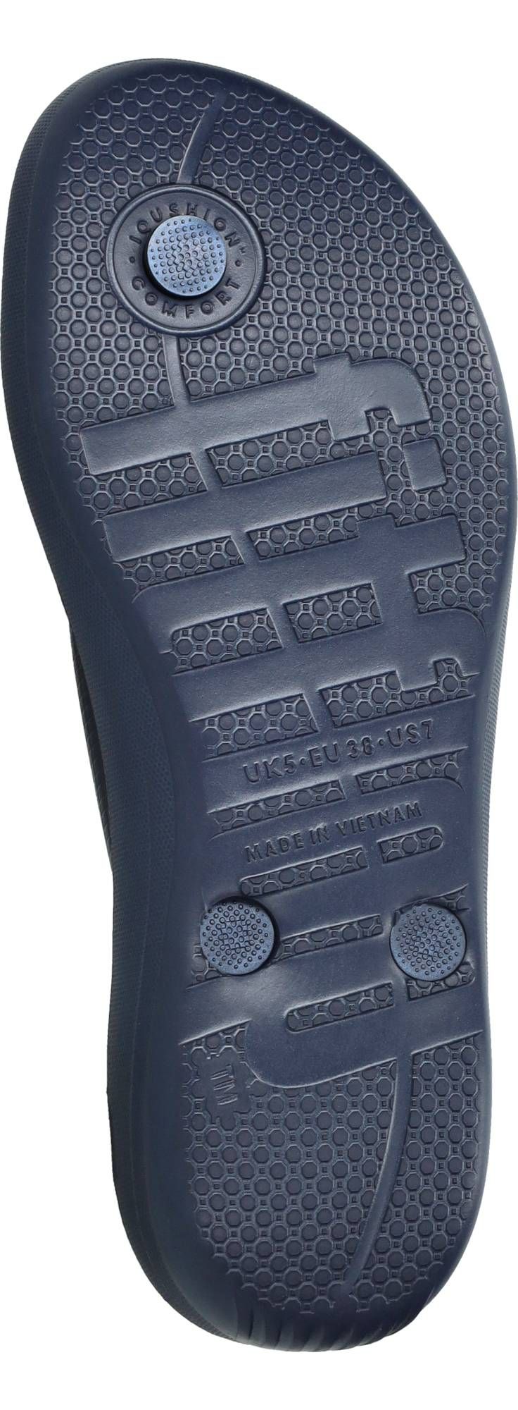 FitFlop Iqushion Ergonomic Teenslippers Blauw Dames